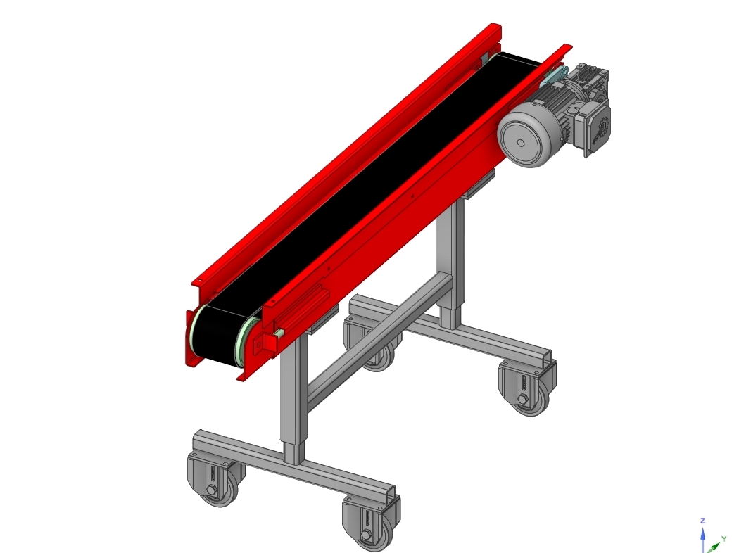 Douw | Vlakke transportband_CAD01